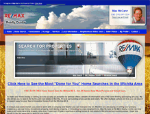 Tablet Screenshot of buywichitahomes.com